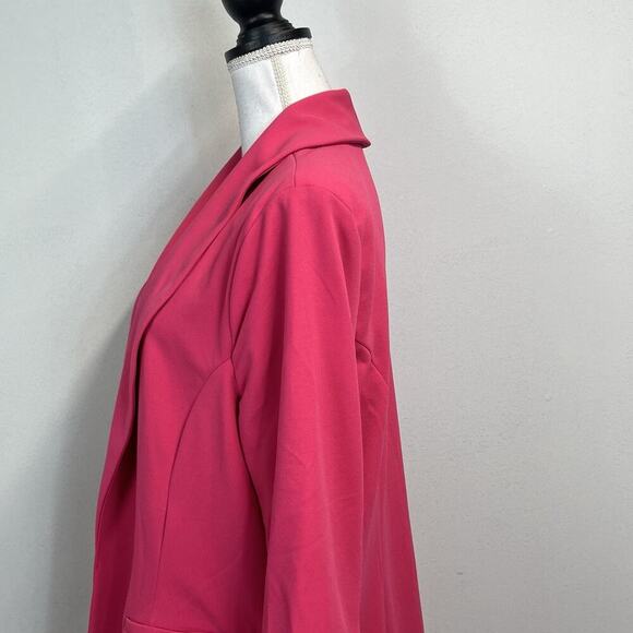 Dakota Blue Blazer Jacket size Extra Large Hot Pink Loose Fit Career Church - Picture 8 of 11